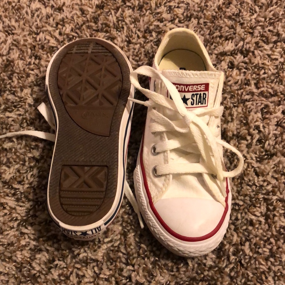 Kids White Converse